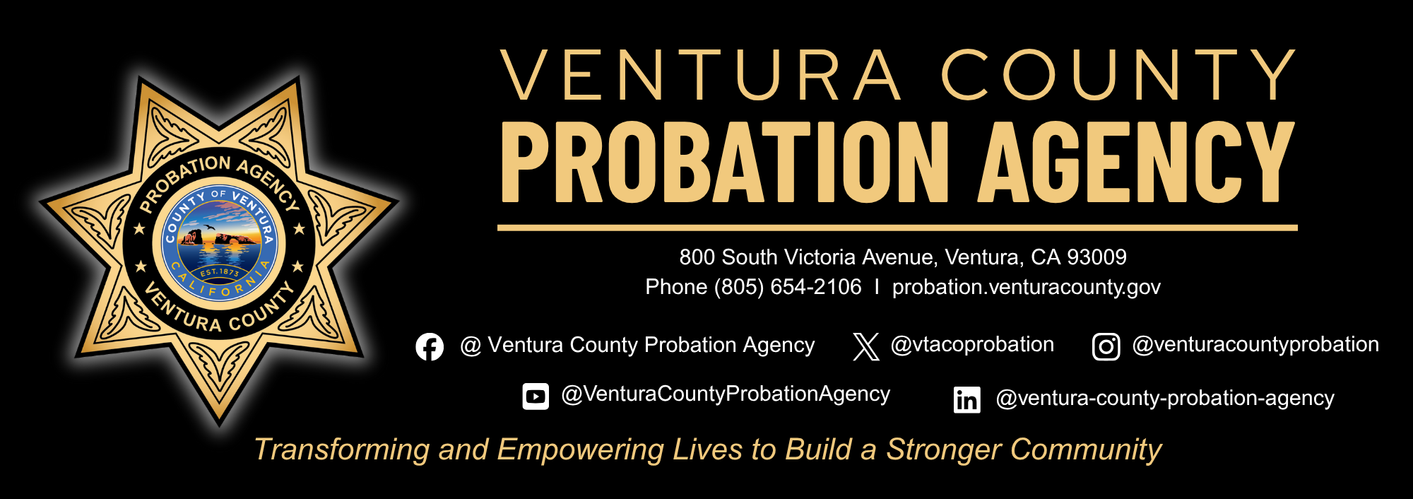 The County of Ventura offers an attractive compensation and benefits package. Aside from our base salary range, an employee within this position will also be eligible for the following: